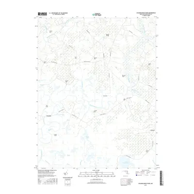 2016 Map of Chicamacomico River, 2016 Print