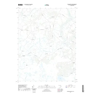 2019 Map of Chicamacomico River, 2019 Print
