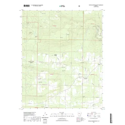 2020 Map of Chickalah Mountain East, 2020 Print