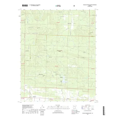 2020 Map of Chickalah Mountain West, 2020 Print