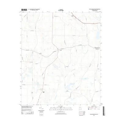2014 Map of Chickasawhatchee, 2014 Print