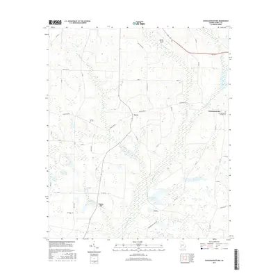 2017 Map of Chickasawhatchee, 2017 Print