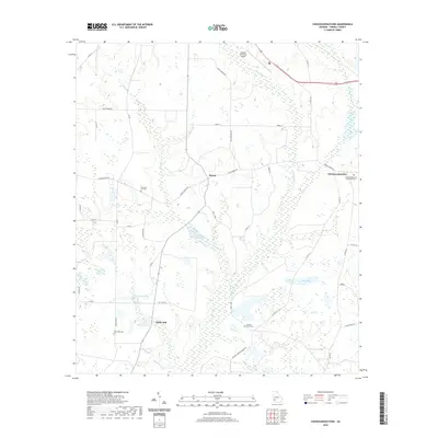 2020 Map of Chickasawhatchee, 2020 Print