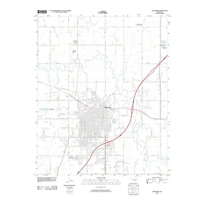 2010 Map of Chickasha, 2010 Print