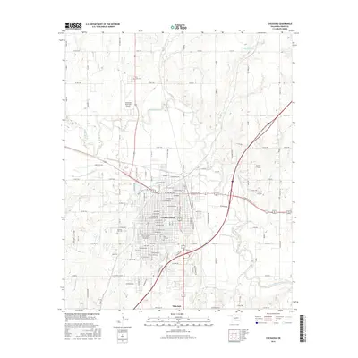 2016 Map of Chickasha, 2016 Print