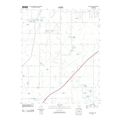 2009 Map of Chickasha NE, 2009 Print