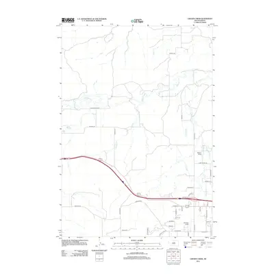 2012 Map of Chicken Creek, 2012 Print