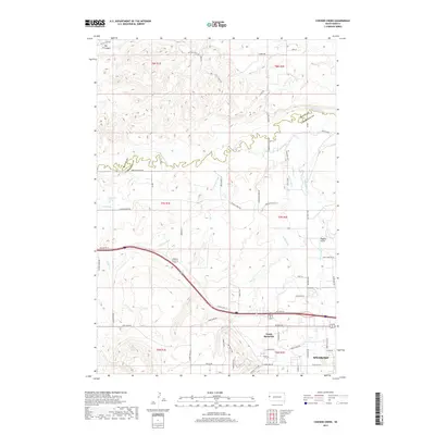 2017 Map of Chicken Creek, 2017 Print