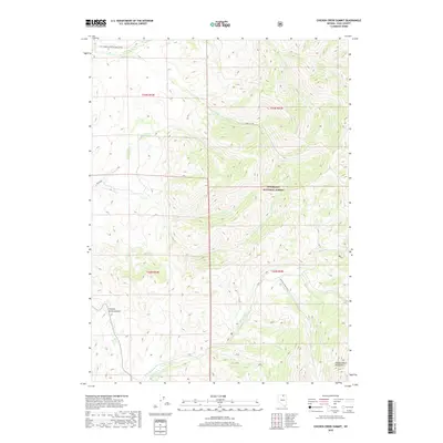 2018 Map of Chicken Creek Summit, 2018 Print