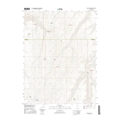 2017 Map of Chicken Fork, 2017 Print