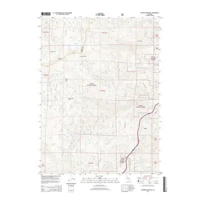 2015 Map of Chicken Hawk Hill, 2015 Print