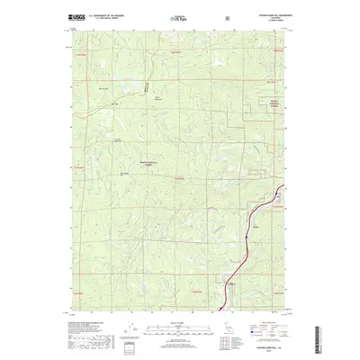 2018 Map of Chicken Hawk Hill, 2018 Print