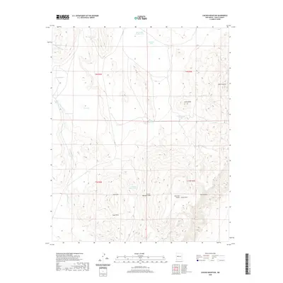 2020 Map of Chicken Mountain, 2020 Print