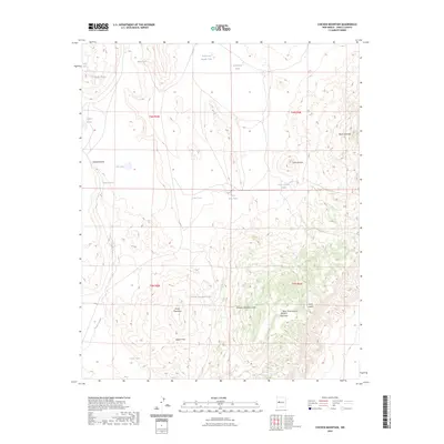 2023 Map of Chicken Mountain, 2023 Print
