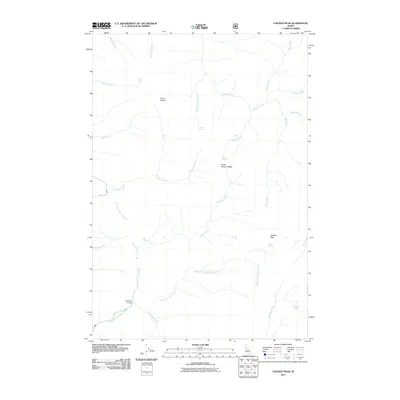 2011 Map of Chicken Peak, 2011 Print