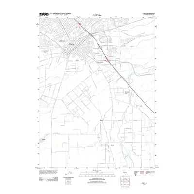 2012 Map of Chico, 2012 Print