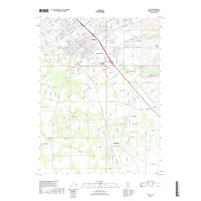 2018 Map of Chico, 2018 Print