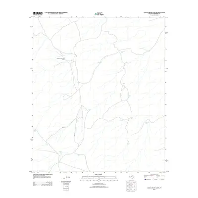 2012 Map of Chico Draw East, 2012 Print