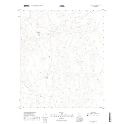2019 Map of Chico Draw East, 2019 Print