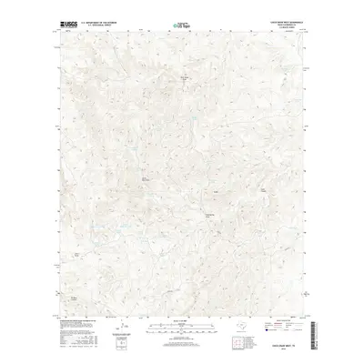 2016 Map of Chico Draw West, 2016 Print