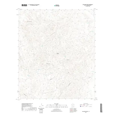 2019 Map of Chico Draw West, 2019 Print