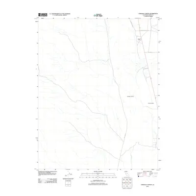 2012 Map of Chidago Canyon, 2012 Print