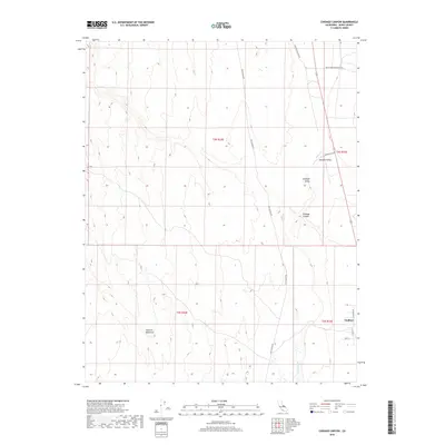 2018 Map of Chidago Canyon, 2018 Print