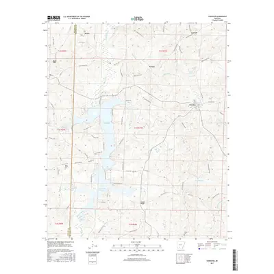 2017 Map of Chidester, 2017 Print