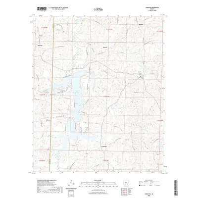 2020 Map of Chidester, 2020 Print