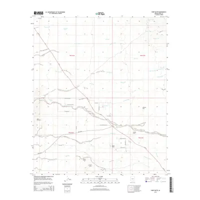 2014 Map of Chief Butte, 2014 Print