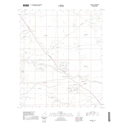 2018 Map of Chief Butte, 2018 Print