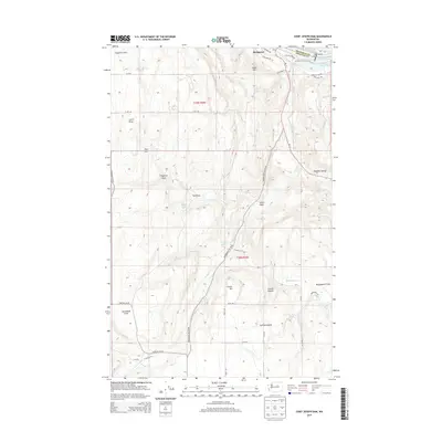 2014 Map of Chief Joseph Dam, 2014 Print