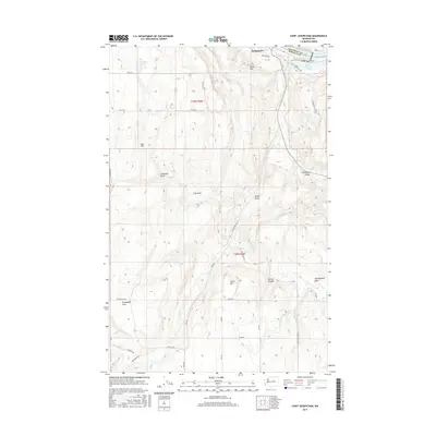2017 Map of Chief Joseph Dam, 2017 Print