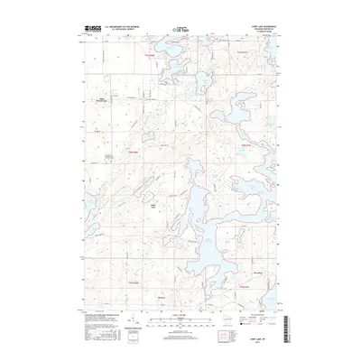 2015 Map of Chief Lake, 2015 Print