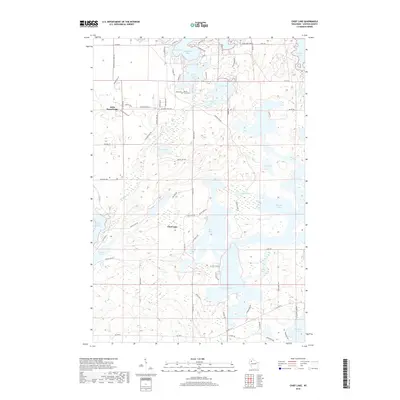 2018 Map of Chief Lake, 2018 Print