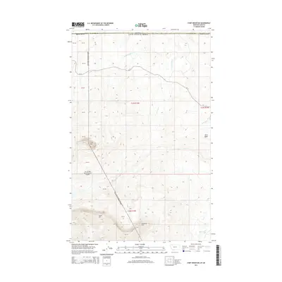 2014 Map of Chief Mountain, 2014 Print