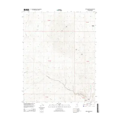2014 Map of Chief Mountain, 2014 Print