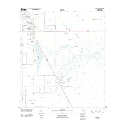 2012 Map of Chiefland, 2012 Print