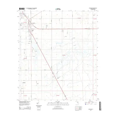 2015 Map of Chiefland, 2015 Print