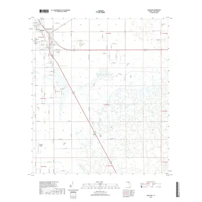 2018 Map of Chiefland, 2018 Print