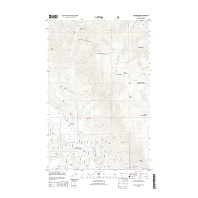 2014 Map of Chikamin Creek, 2014 Print