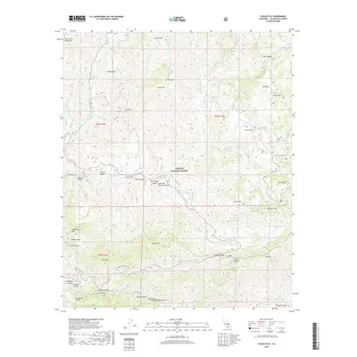 2018 Map of Chilao Flat, 2018 Print