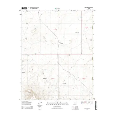 2014 Map of Chilchinbito, 2014 Print