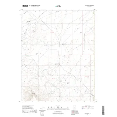 2018 Map of Chilchinbito, 2018 Print