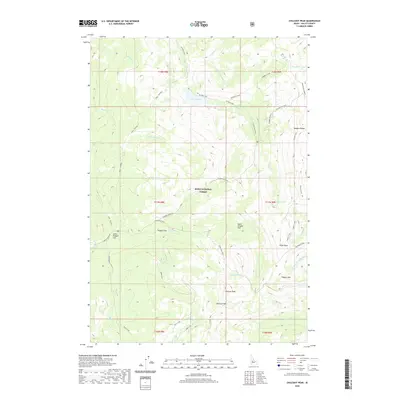 2020 Map of Chilcoot Peak, 2020 Print