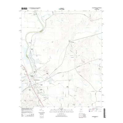 2014 Map of Childersburg, 2014 Print