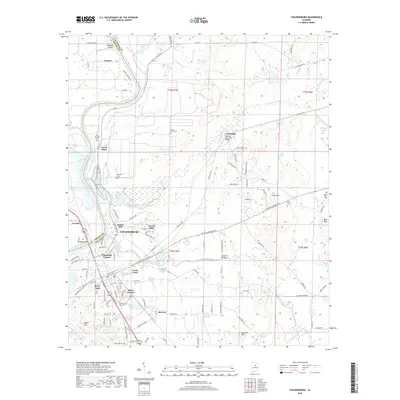 2018 Map of Childersburg, 2018 Print