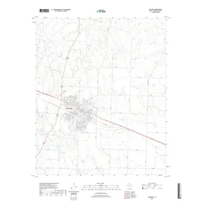 2019 Map of Childress, 2019 Print