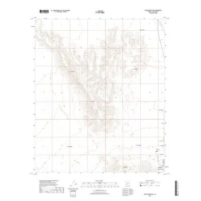 2018 Map of Childs Mountain, 2018 Print