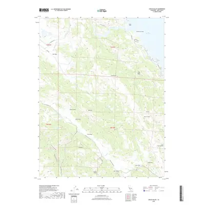 2018 Map of Chiles Valley, 2018 Print
